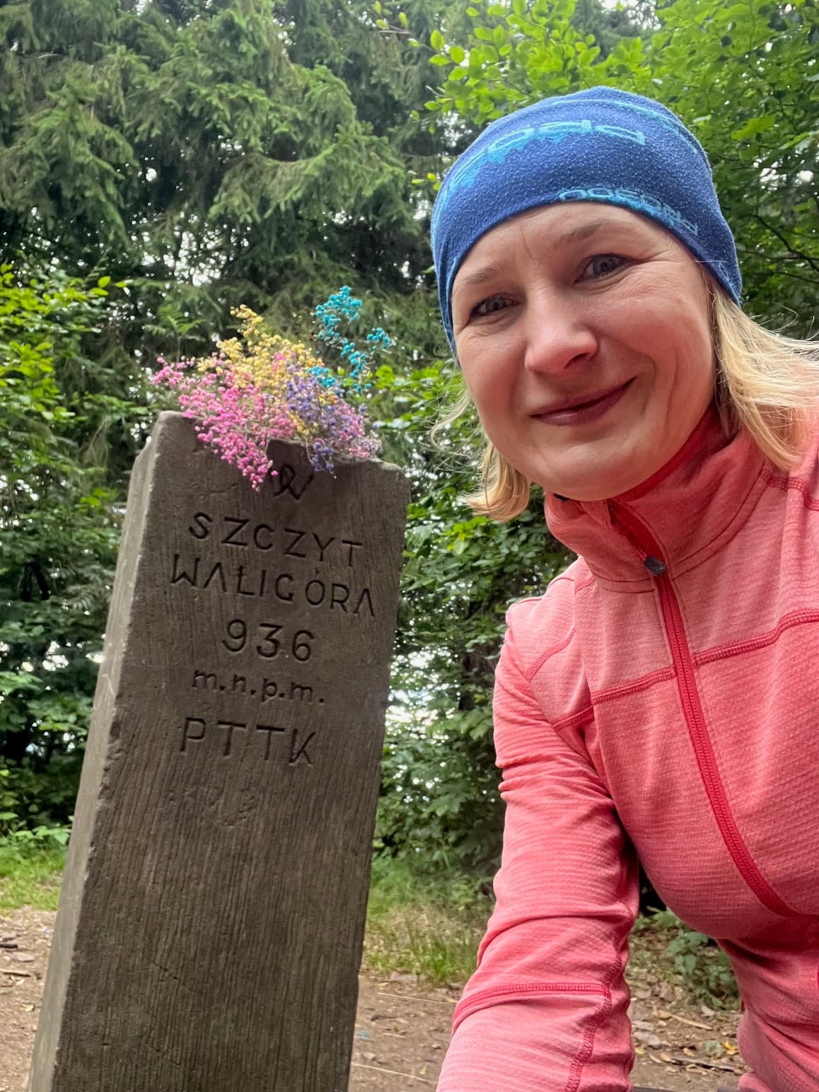 Szczyt Waligóra (936 m) w Górach Kamiennych